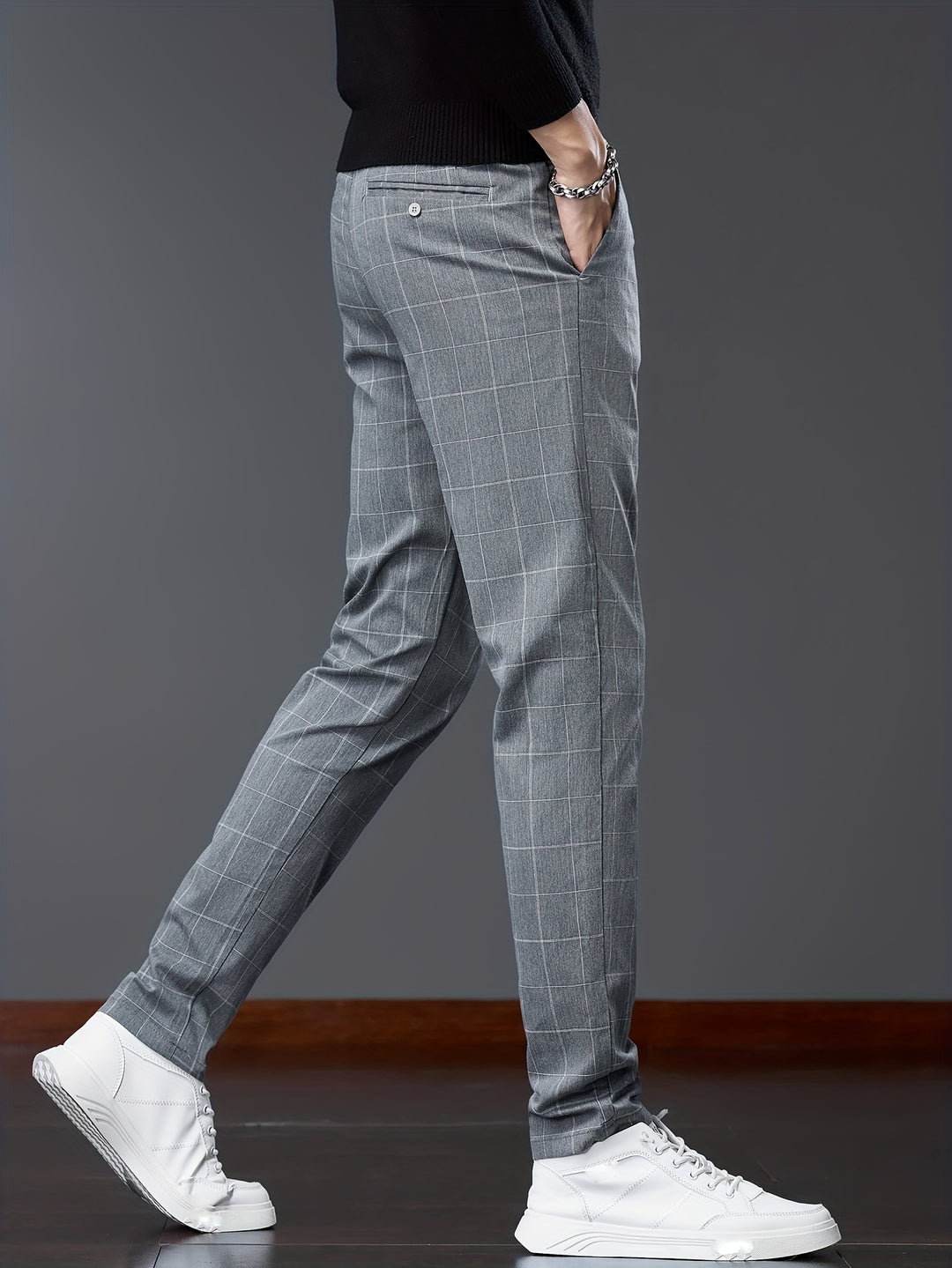 Hugh | Refined Checkered Trousers