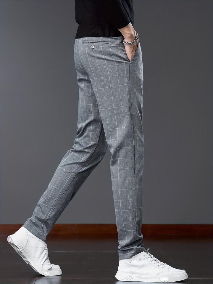 Hugh | Refined Checkered Trousers