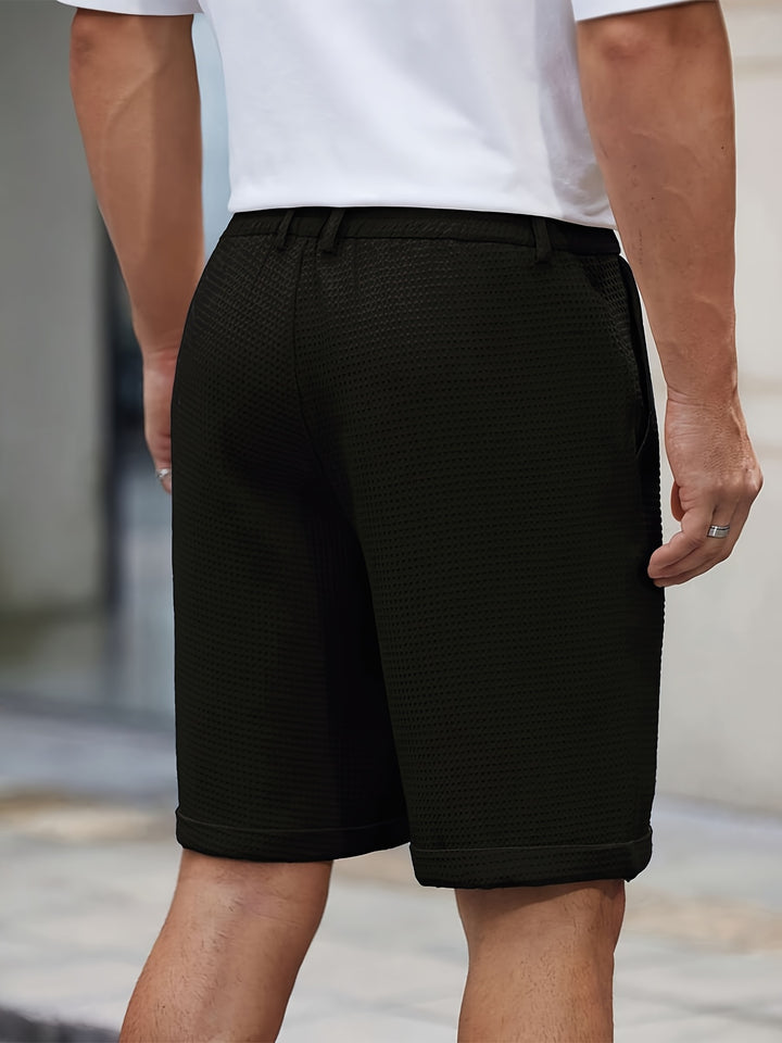 Camden | Textured Tailored Shorts