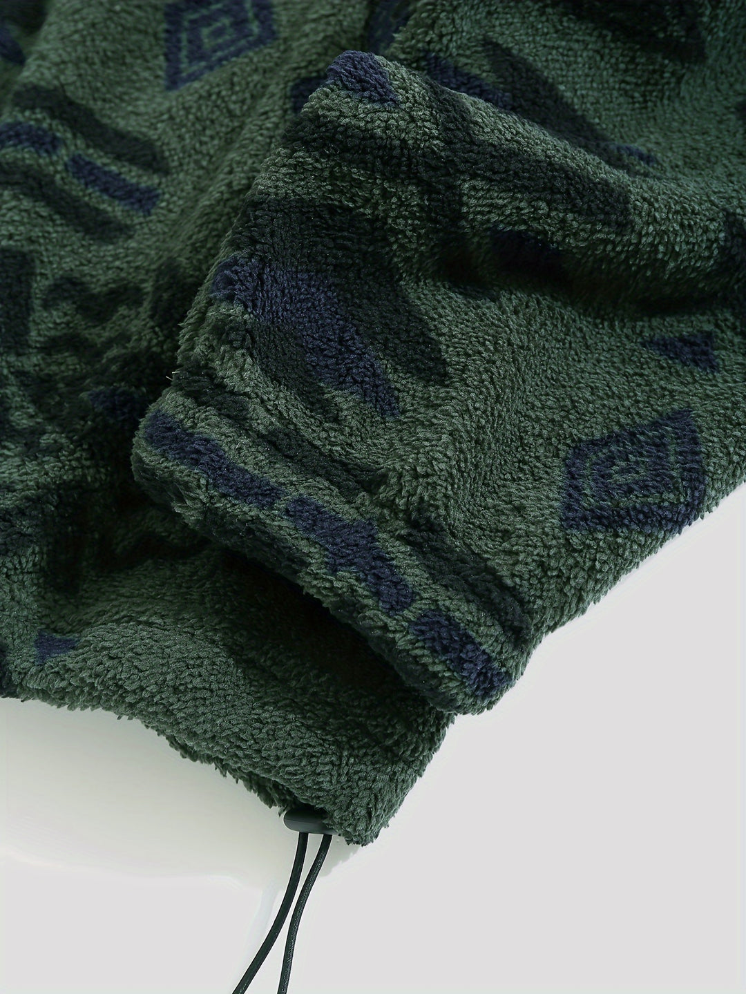 Juno | Patterned Plush Zip-Up Jacket