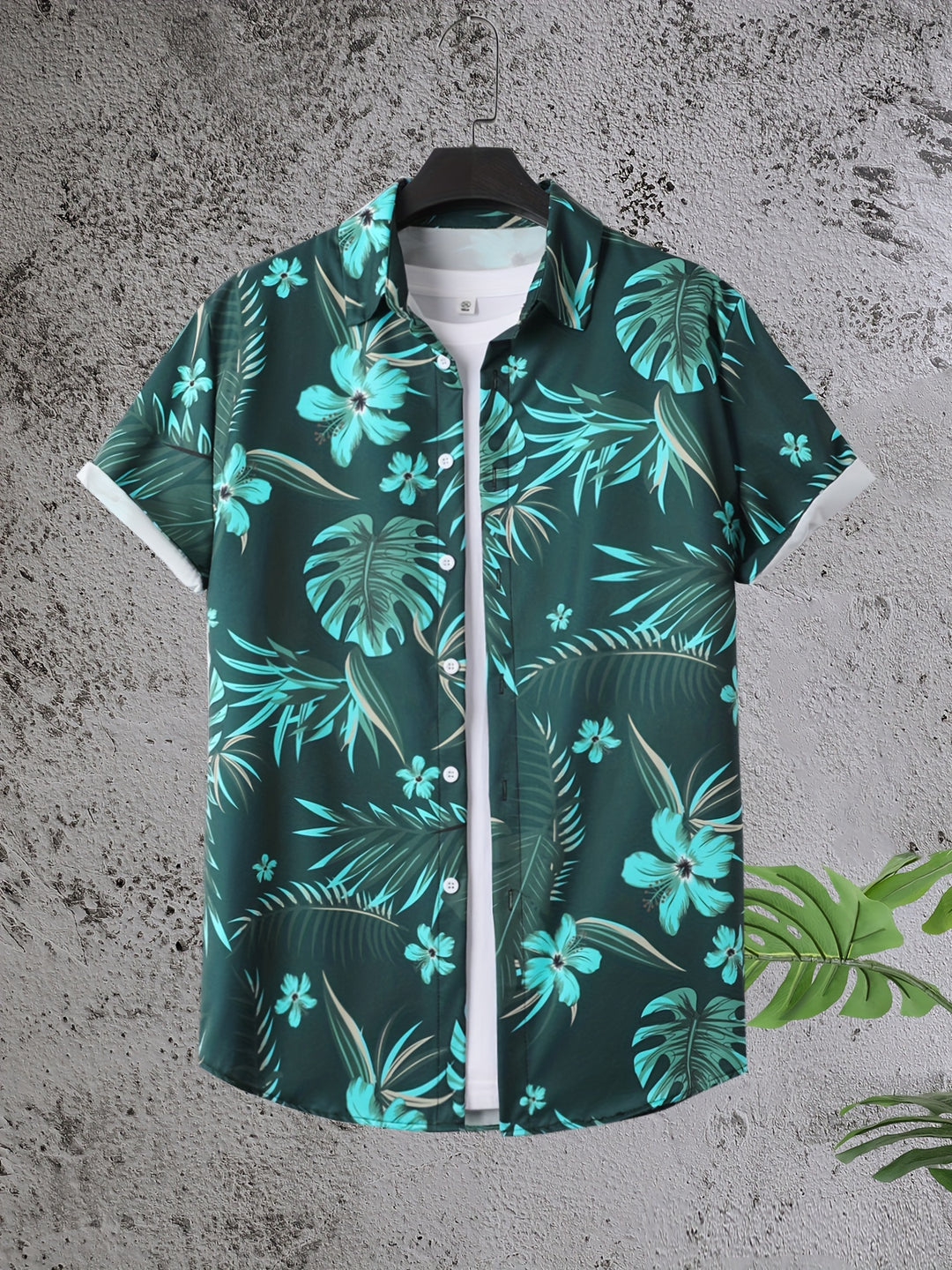 Kingston | Men's Tropical Print Short Sleeve Shirt