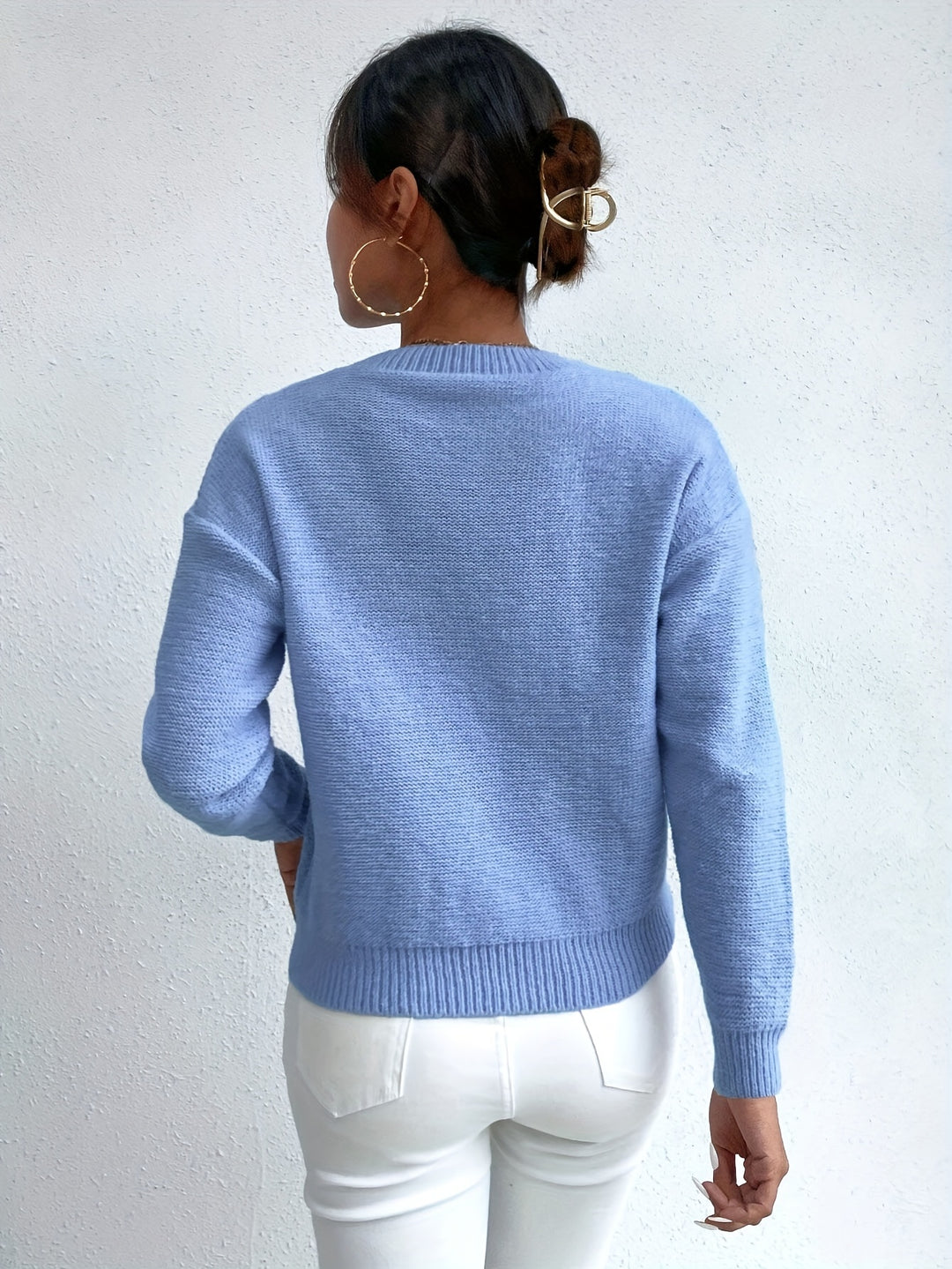 Valerie | Cable-Knit Round Neck Sweater