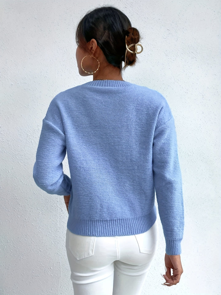Valerie | Cable-Knit Round Neck Sweater