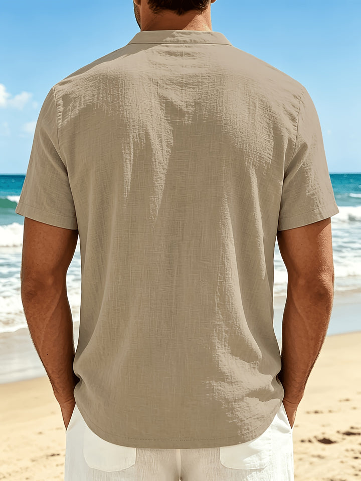 Cooper | Men's Linen Short Sleeve Shirt
