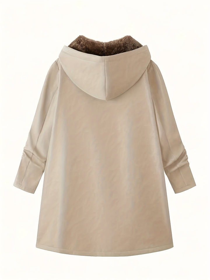 Marlowe | Cozy Fleece-Lined Hooded Coat