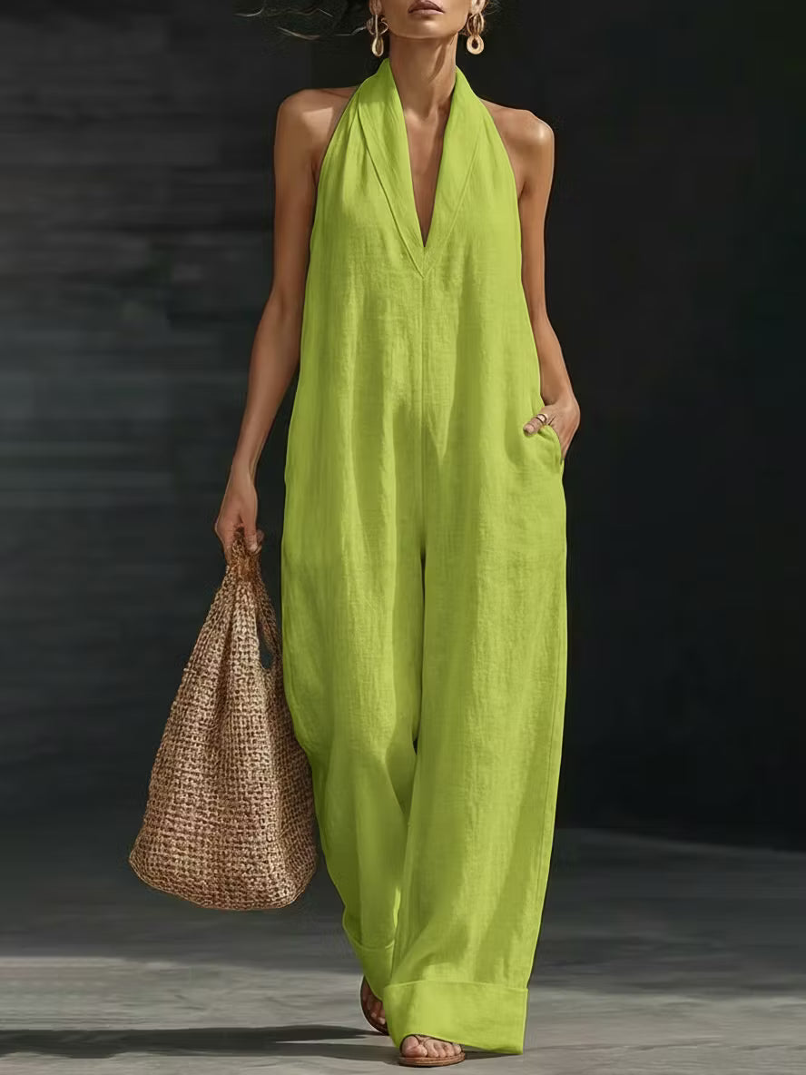 Solene | Relaxed Wide-Leg Jumpsuit