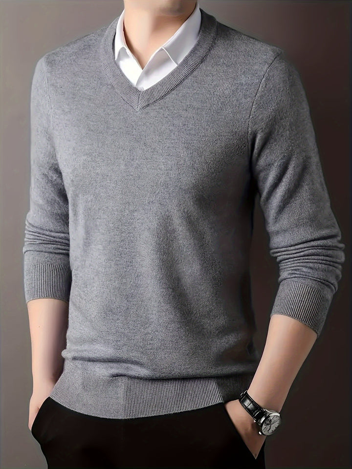Dorian | Refined V-Neck Pullover