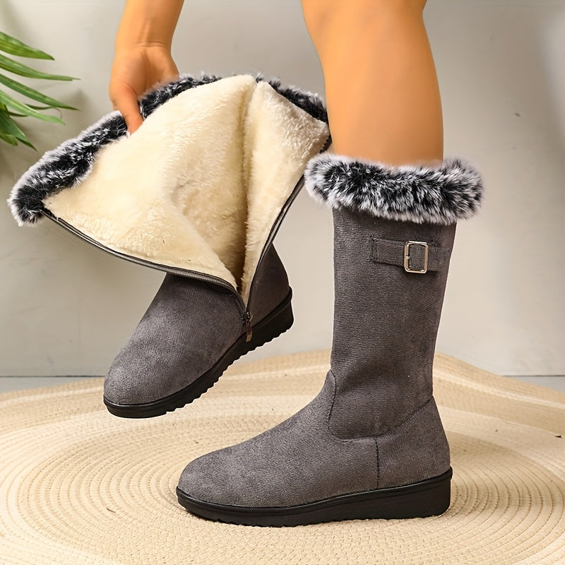 Autumn | Cozy Faux-Fur Tall Boots