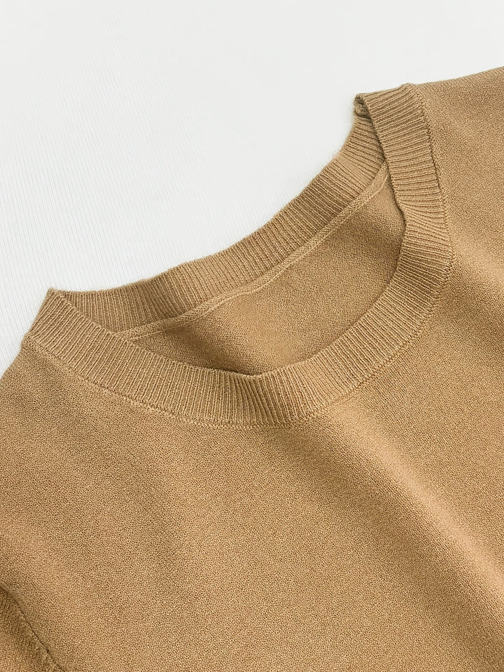 Margot | Refined Short-Sleeve Knit Top