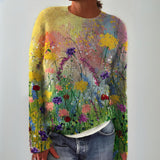 Liv | Wildflower Print Knit Sweater