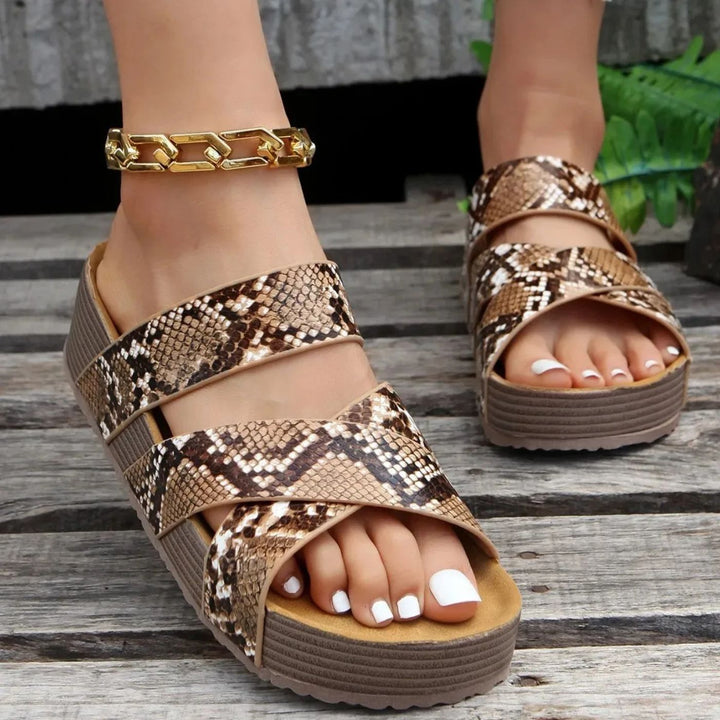 Madeline | Women's Leather Strap Sandals