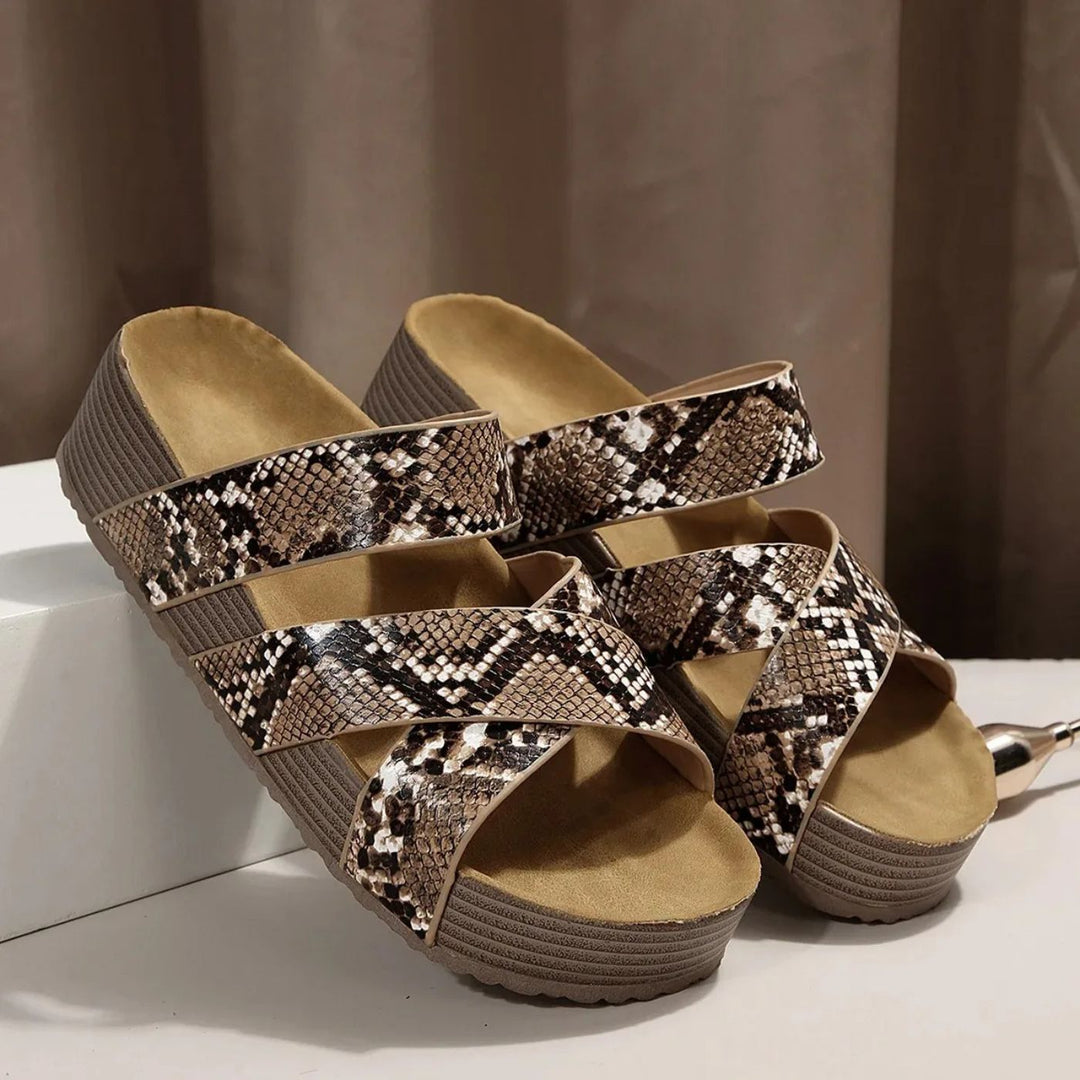 Madeline | Women's Leather Strap Sandals