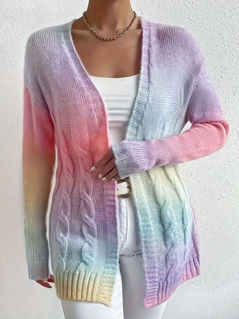 Charmaine | Open-Front Long Duster Cardigan