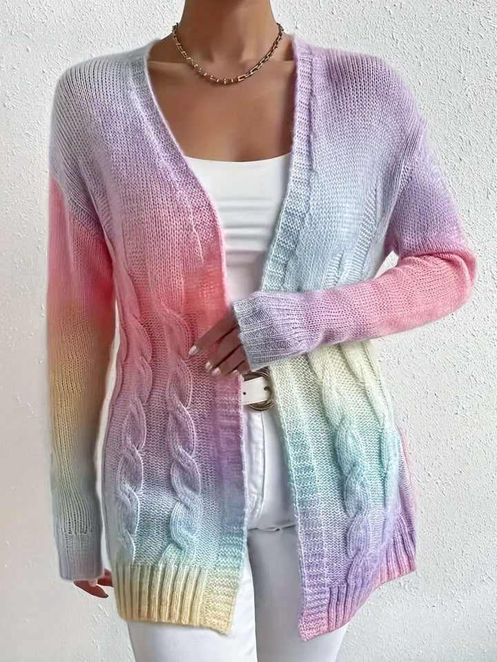 Charmaine | Open-Front Long Duster Cardigan