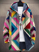 Harrison | Artful Hooded Cardigan