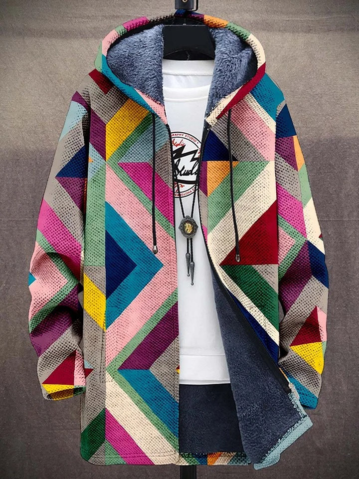 Harrison | Artful Hooded Cardigan