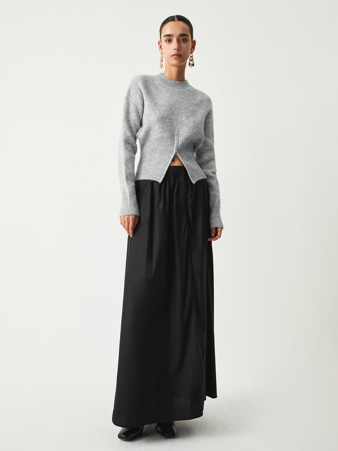 Rosalind | Soft Half-Zip Knit Sweater