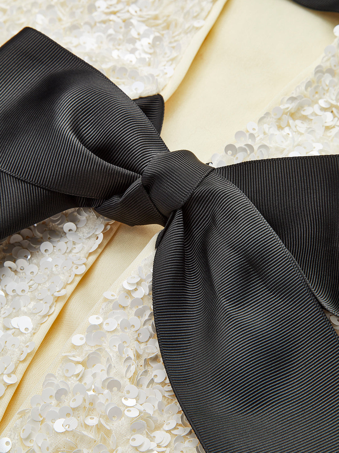 Gabrielle | Shimmering Bow-Detail Jacket
