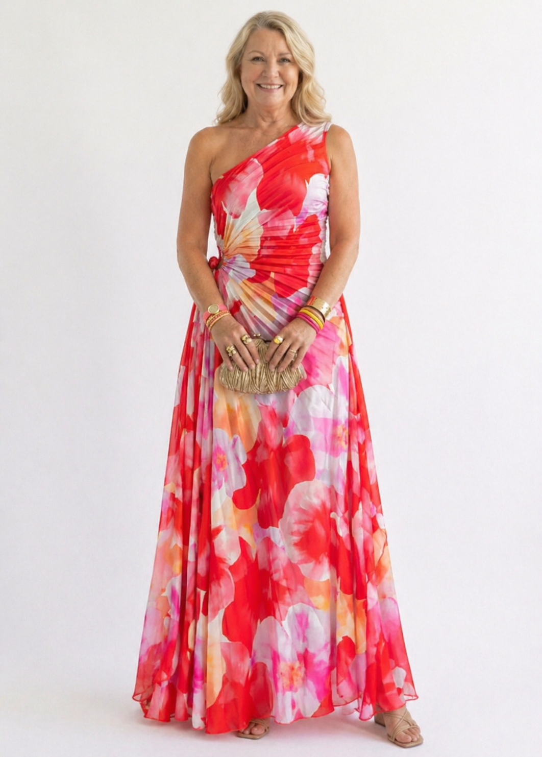 Whitney | Graceful One-Shoulder Maxi Dress