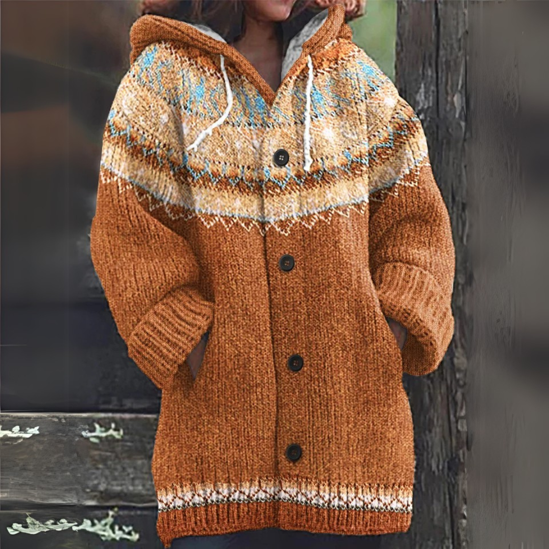 Thalia | Cozy Hooded Cardigan