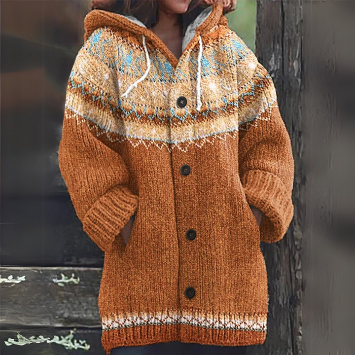 Thalia | Cozy Hooded Cardigan