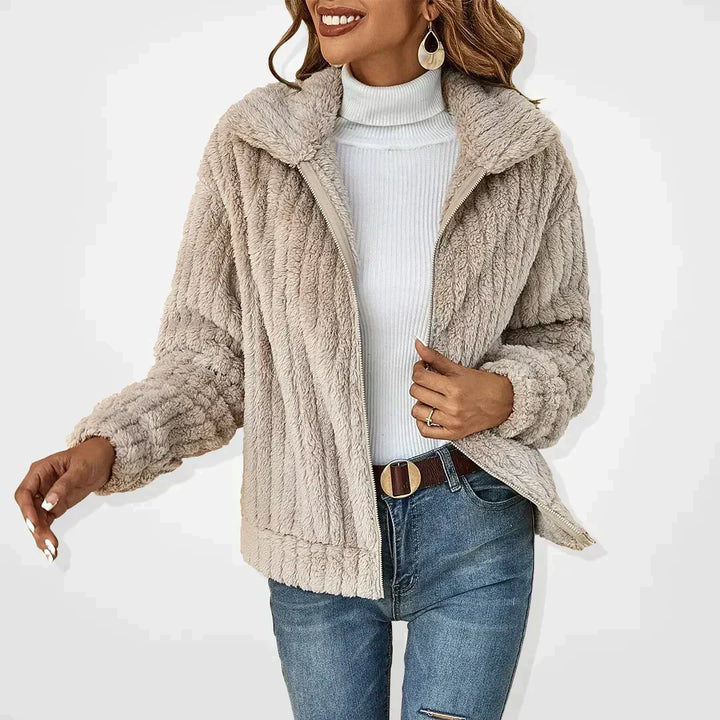 Kathryn | Cozy Textured Zip Jacket