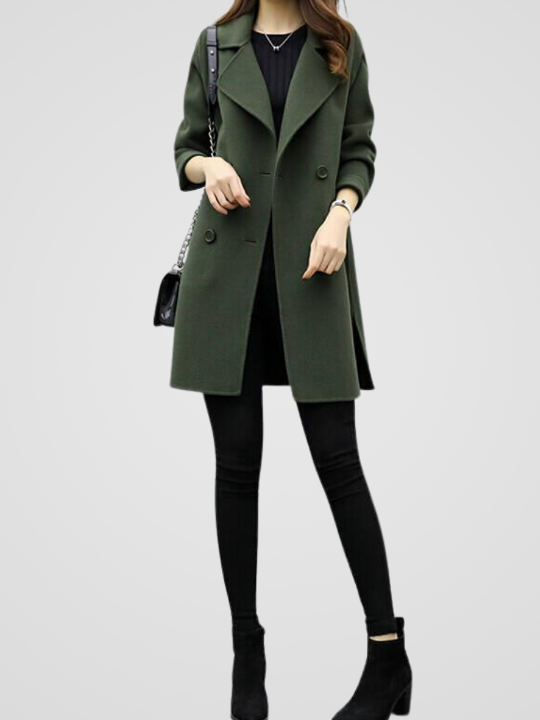 Evelina | Elegant Longline Coat