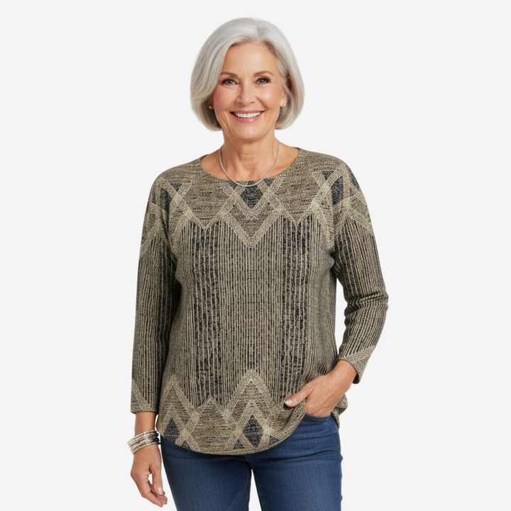 Susannah | Artful Geometric Sweater