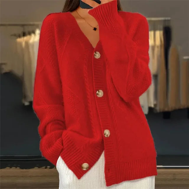 Helene | Soft Buttoned Cardigan
