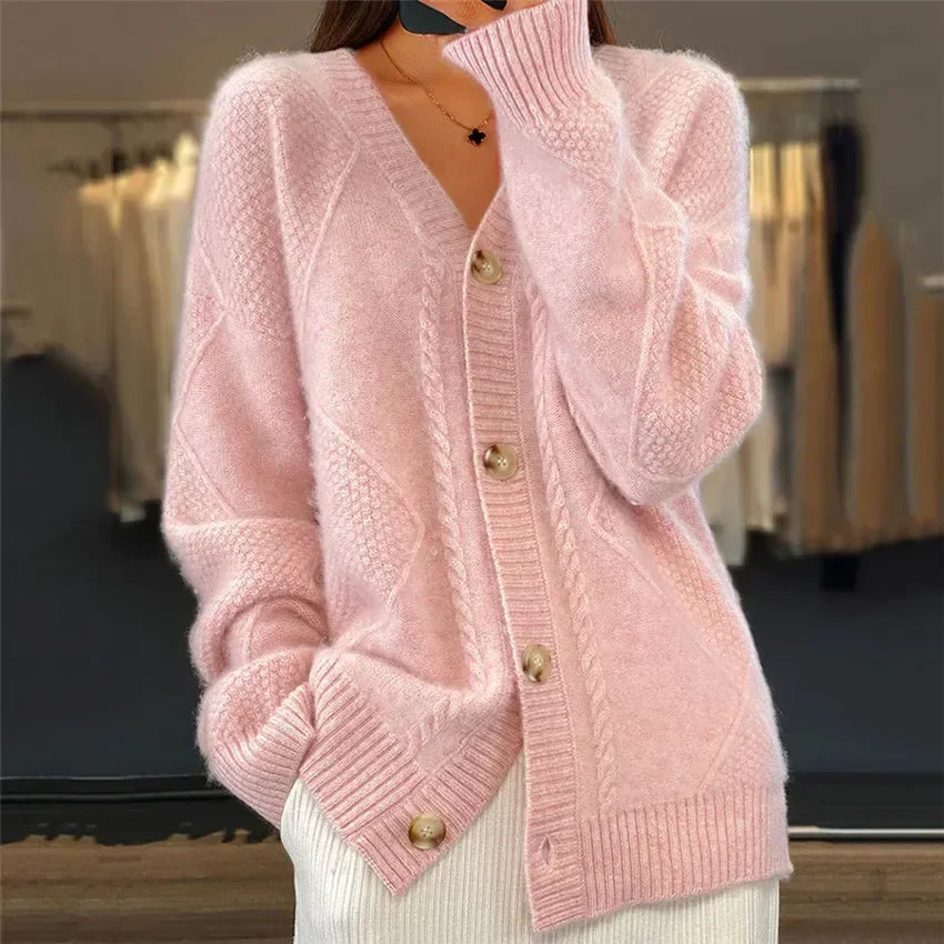 Helene | Soft Buttoned Cardigan
