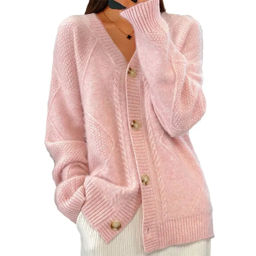Helene | Soft Buttoned Cardigan