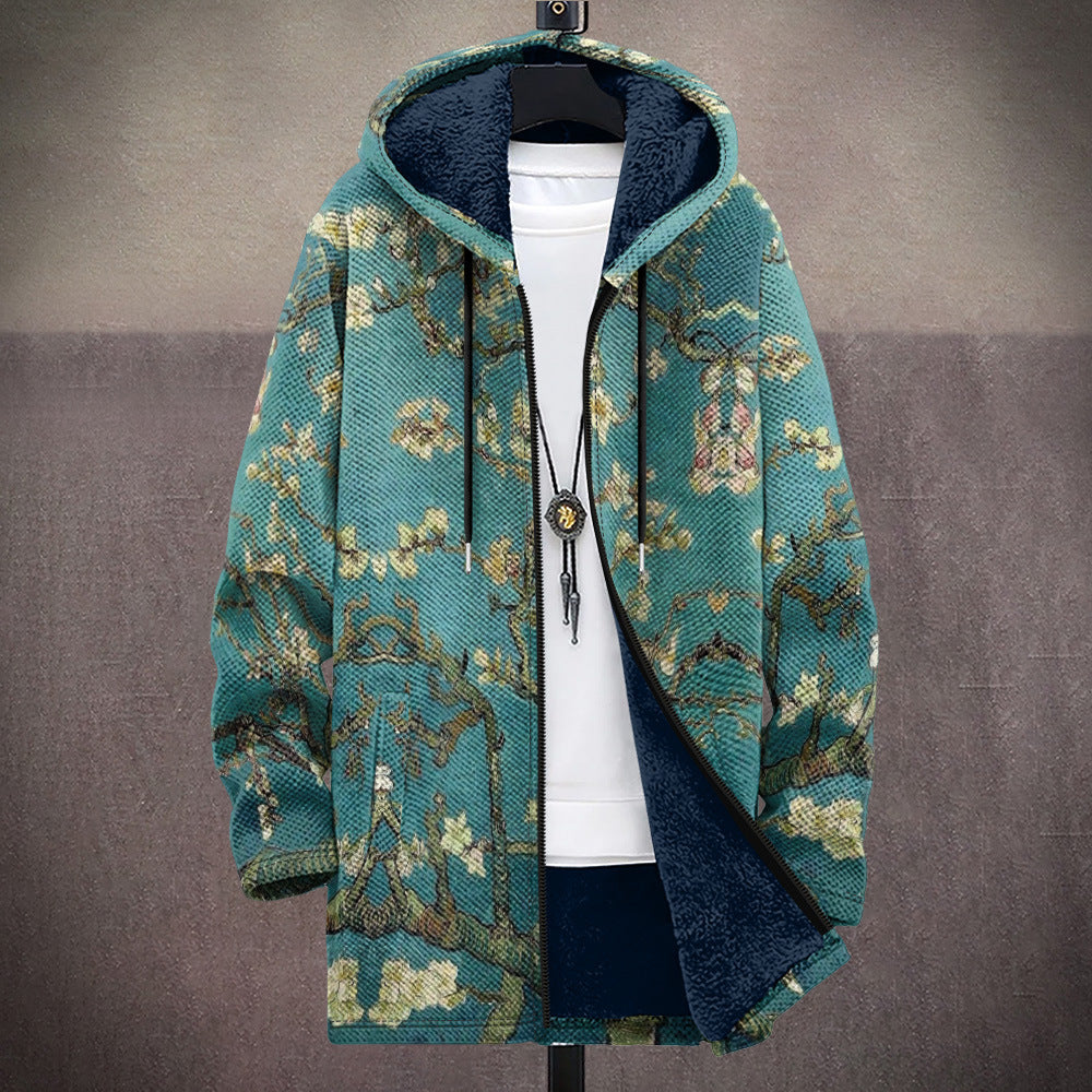Julian | Artful Hooded Cardigan