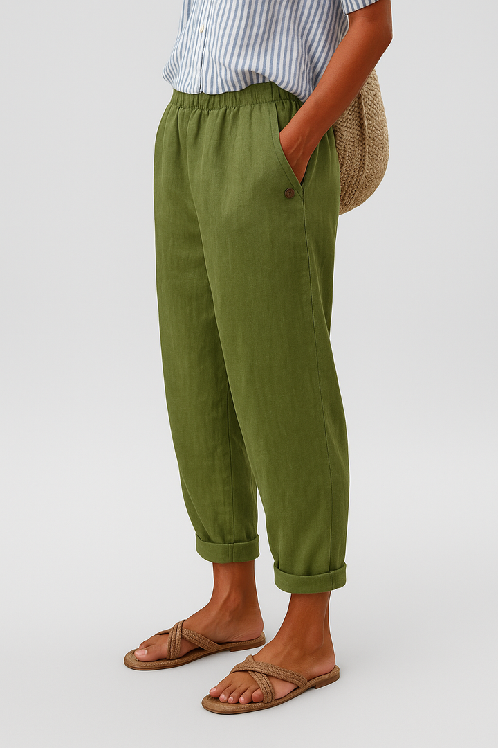 Courtney | Stylish Pants With Side Pockets