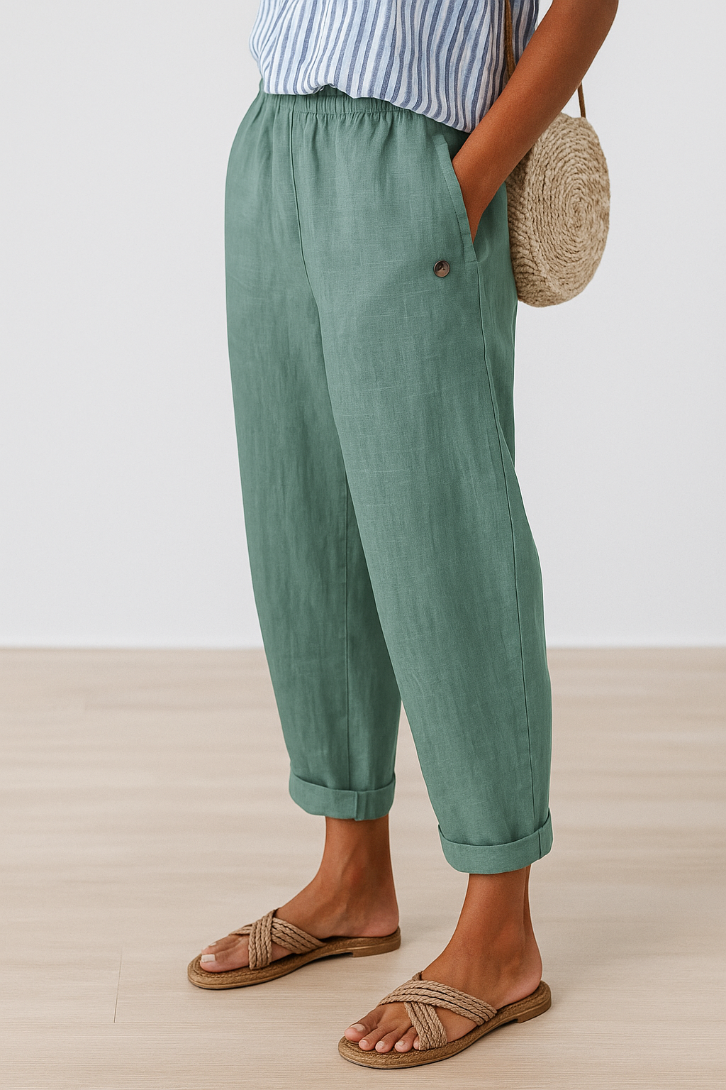 Courtney | Stylish Pants With Side Pockets
