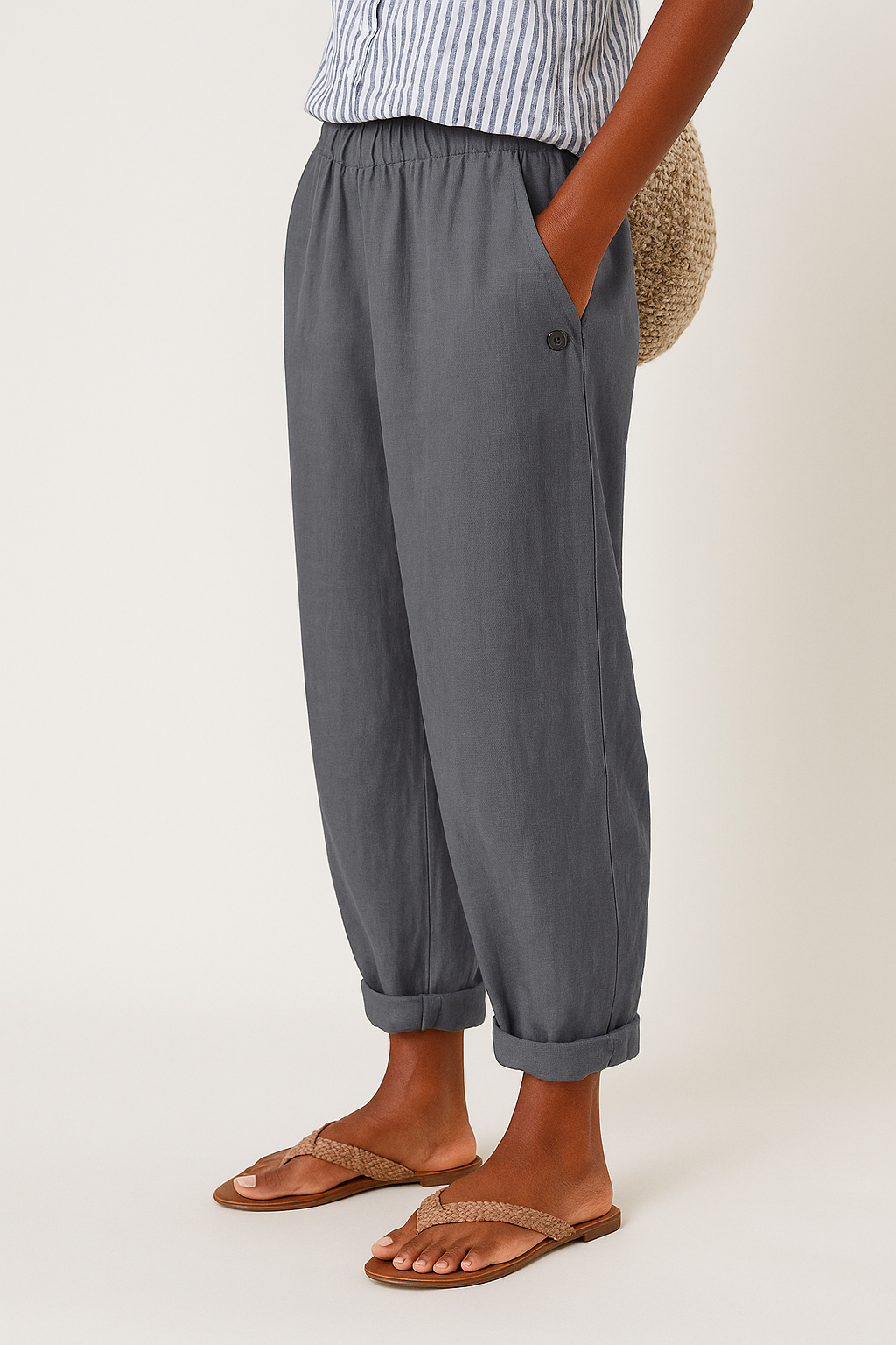 Courtney | Stylish Pants With Side Pockets