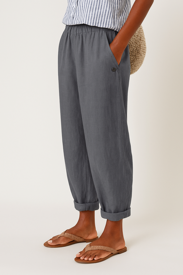 Courtney | Stylish Pants With Side Pockets