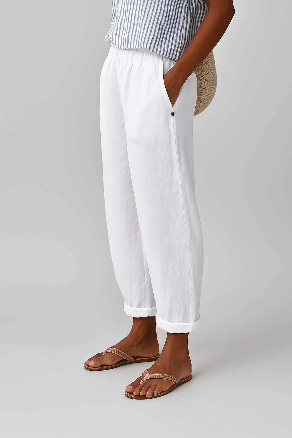 Courtney | Stylish Pants With Side Pockets