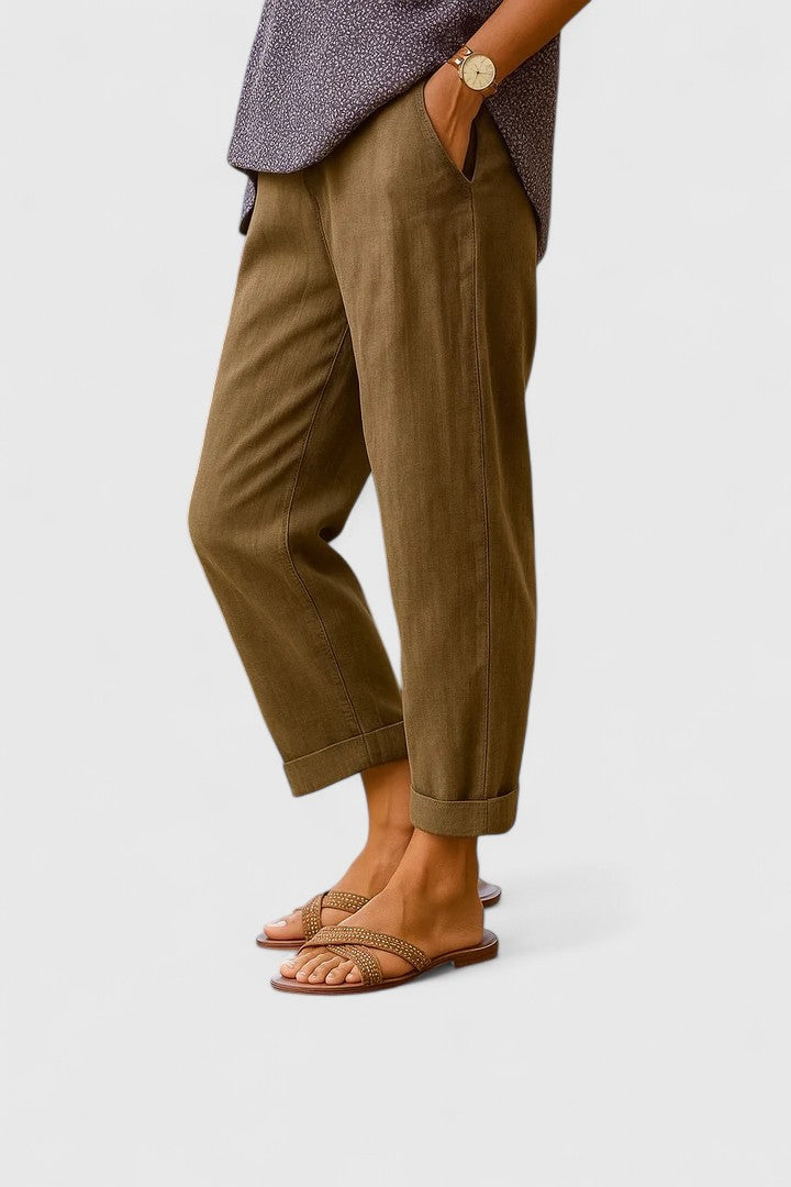 Edith | Tailored Cropped Trousers
