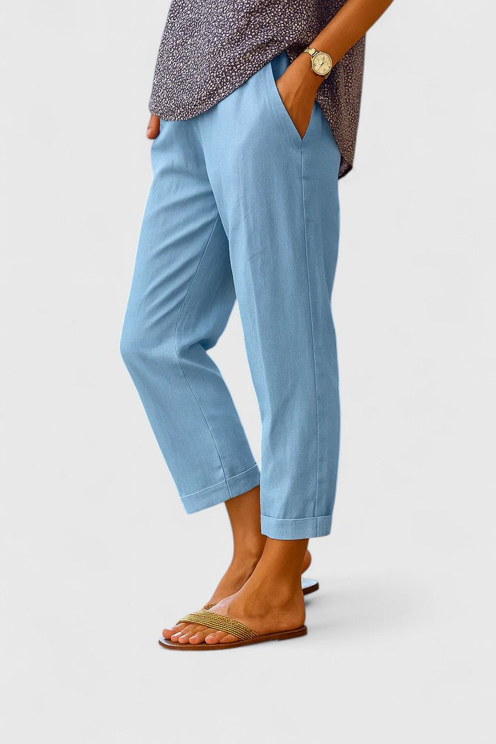 Edith | Tailored Cropped Trousers