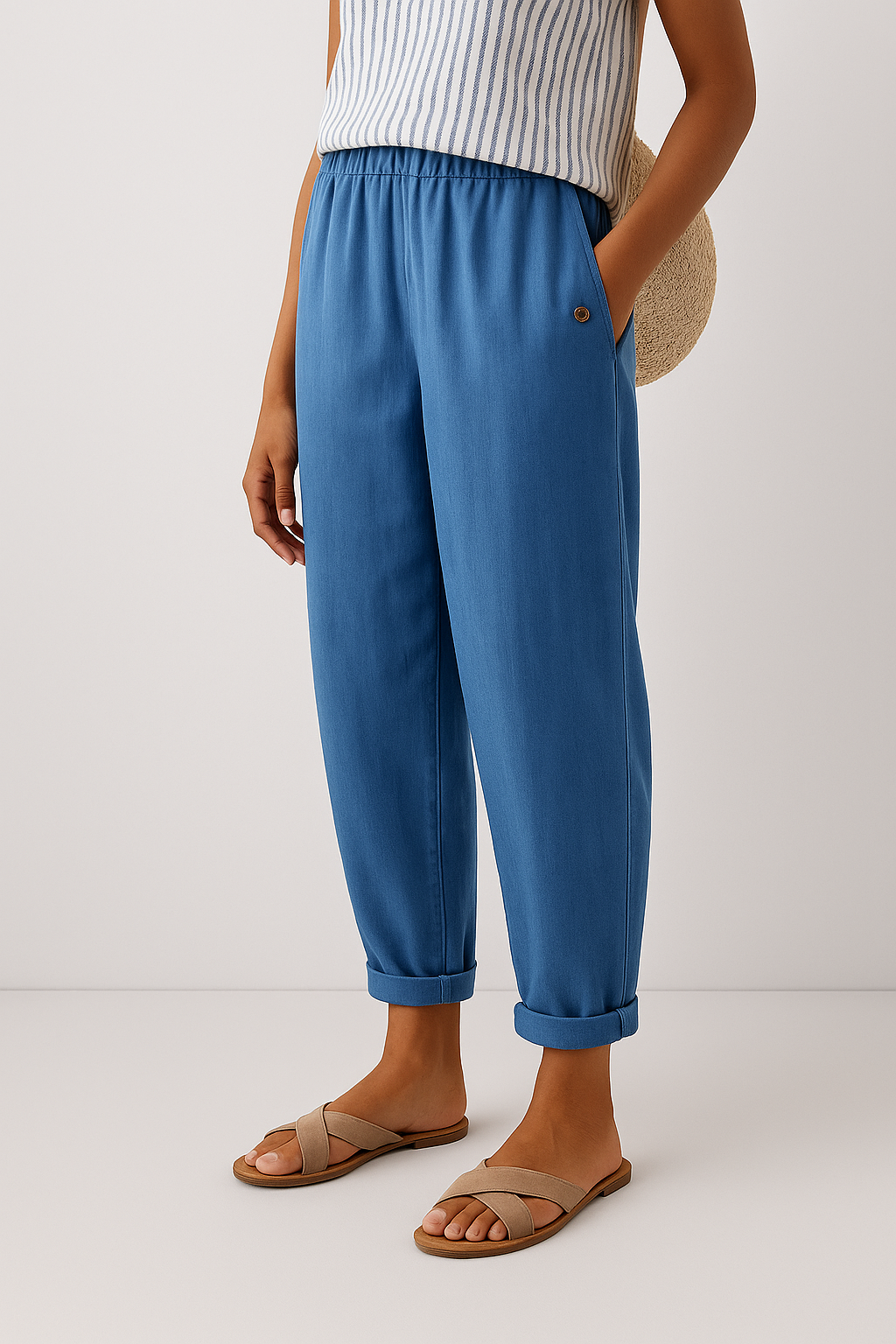 Courtney | Stylish Pants With Side Pockets