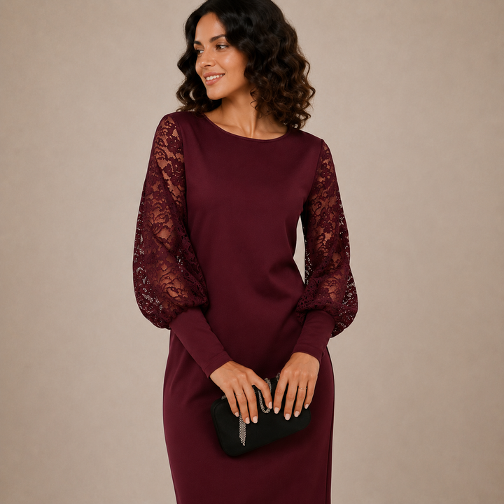 Isolde | Elegant Relaxed Midi Dress