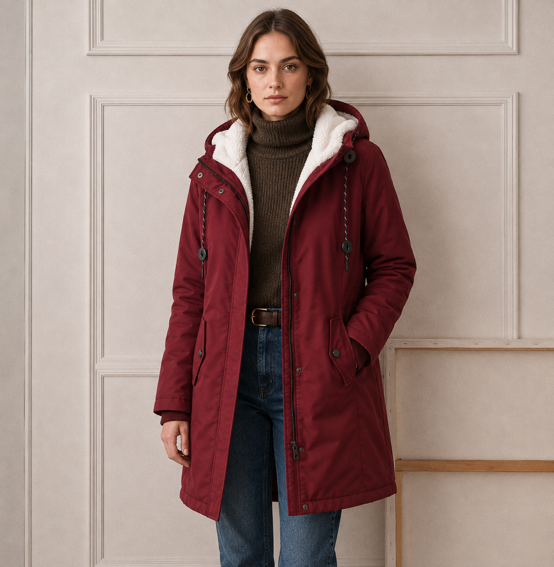 Eleanor | Cozy Hooded Winter Coat