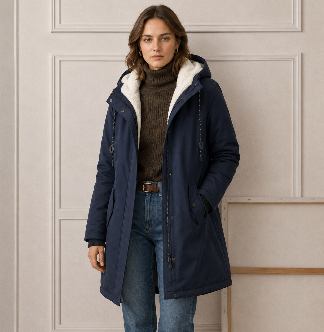 Eleanor | Cozy Hooded Winter Coat