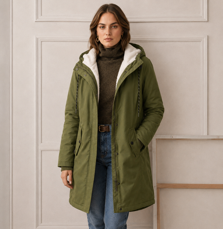 Eleanor | Cozy Hooded Winter Coat