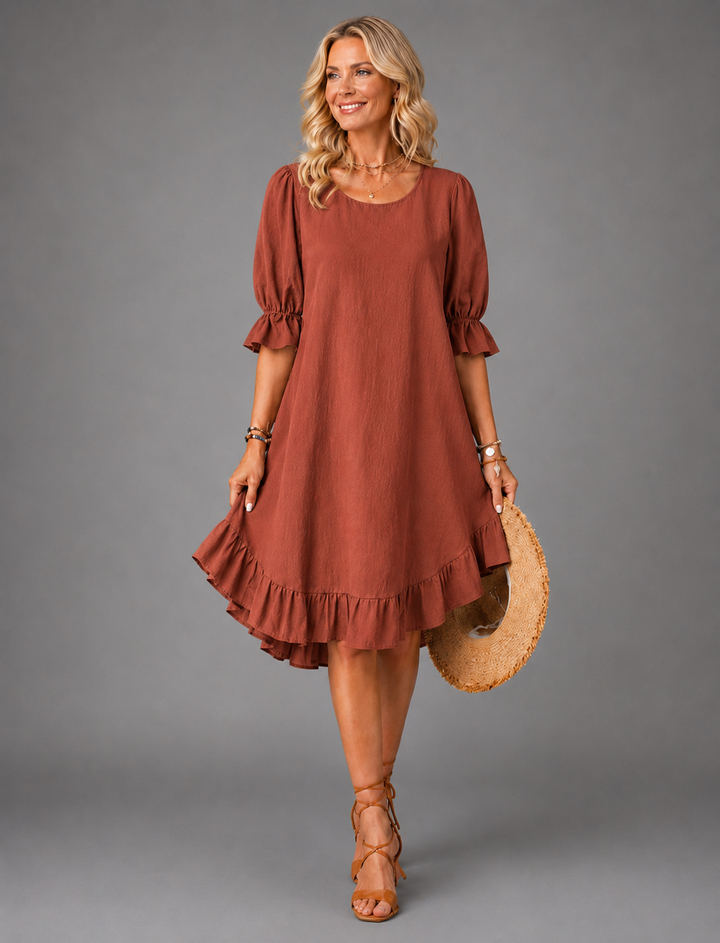 Roselle | Effortless Ruffle Dress