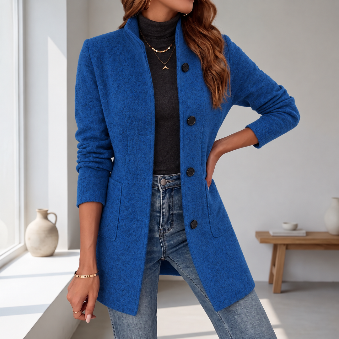 Calla | Elegant High-Collar Coat