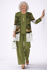 Gretchen | Artful Marble-Print Three-Piece Set
