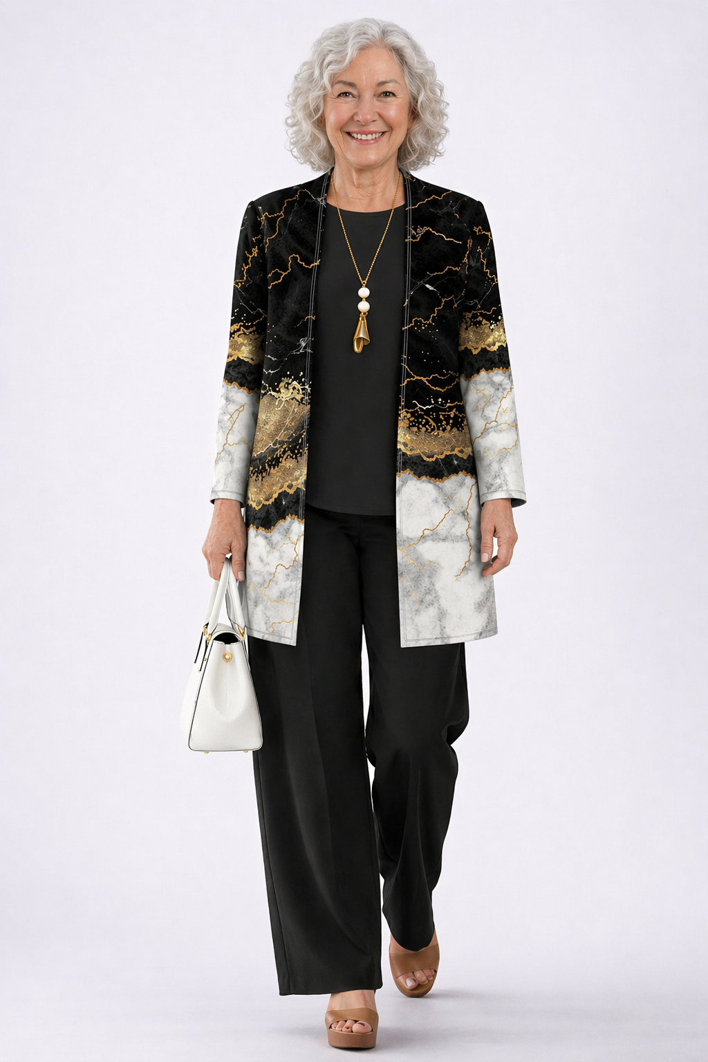 Susannah | Refined Marbled Three-Piece Set