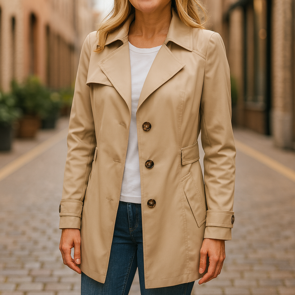 Vivien | Tailored Belted Trench Coat