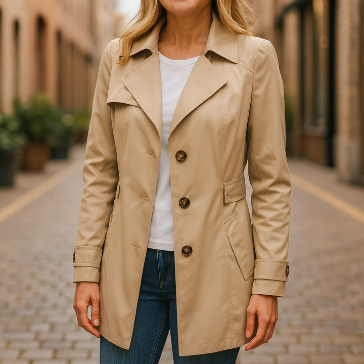 Vivien | Tailored Belted Trench Coat